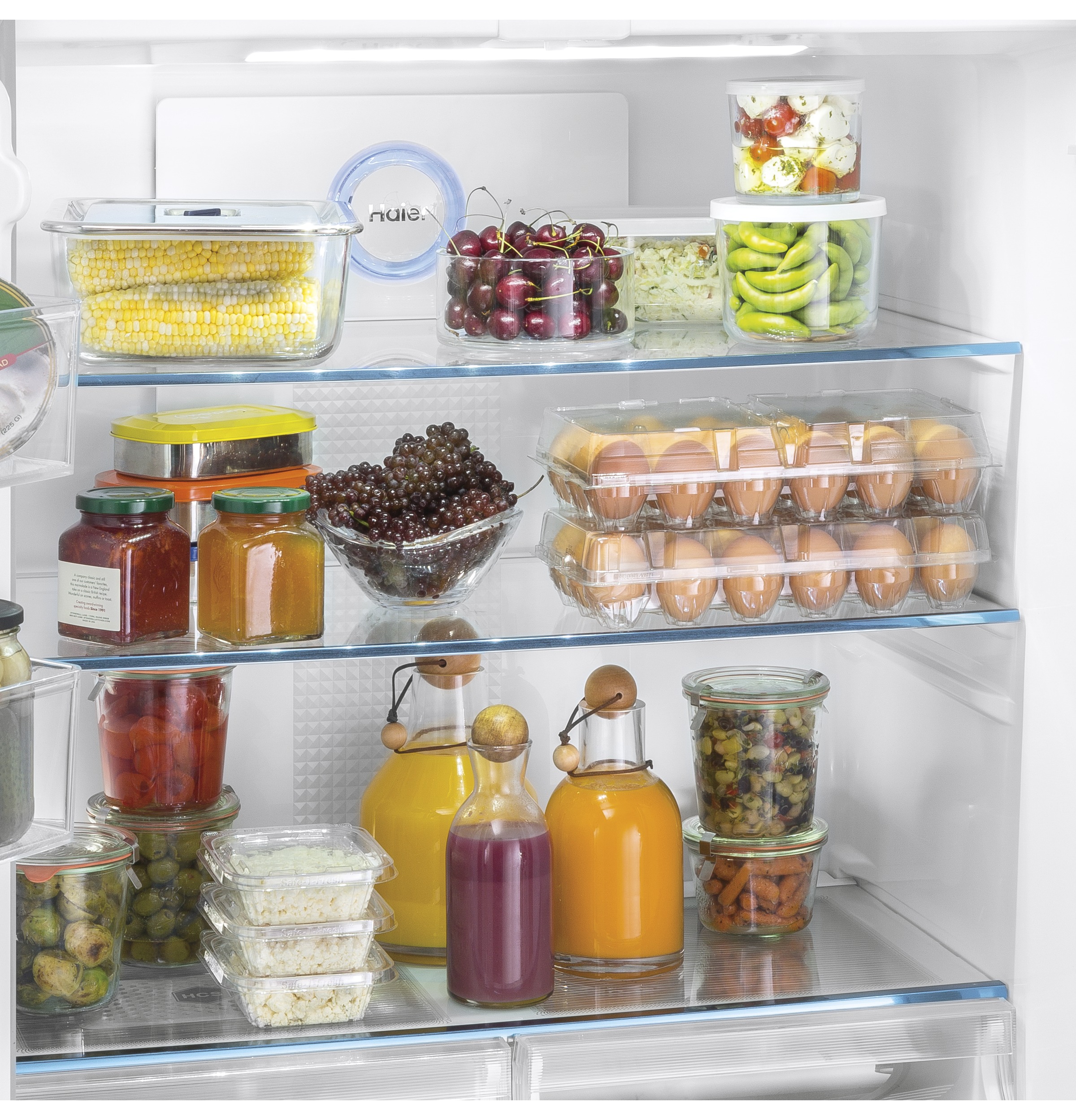 Haier ENERGY STAR® 16.8 Cu. Ft. Quad Door RefrigeratorHaier ENERGY STAR® 16.8 Cu. Ft. Quad Door Refrigerator QHE16HYPFS