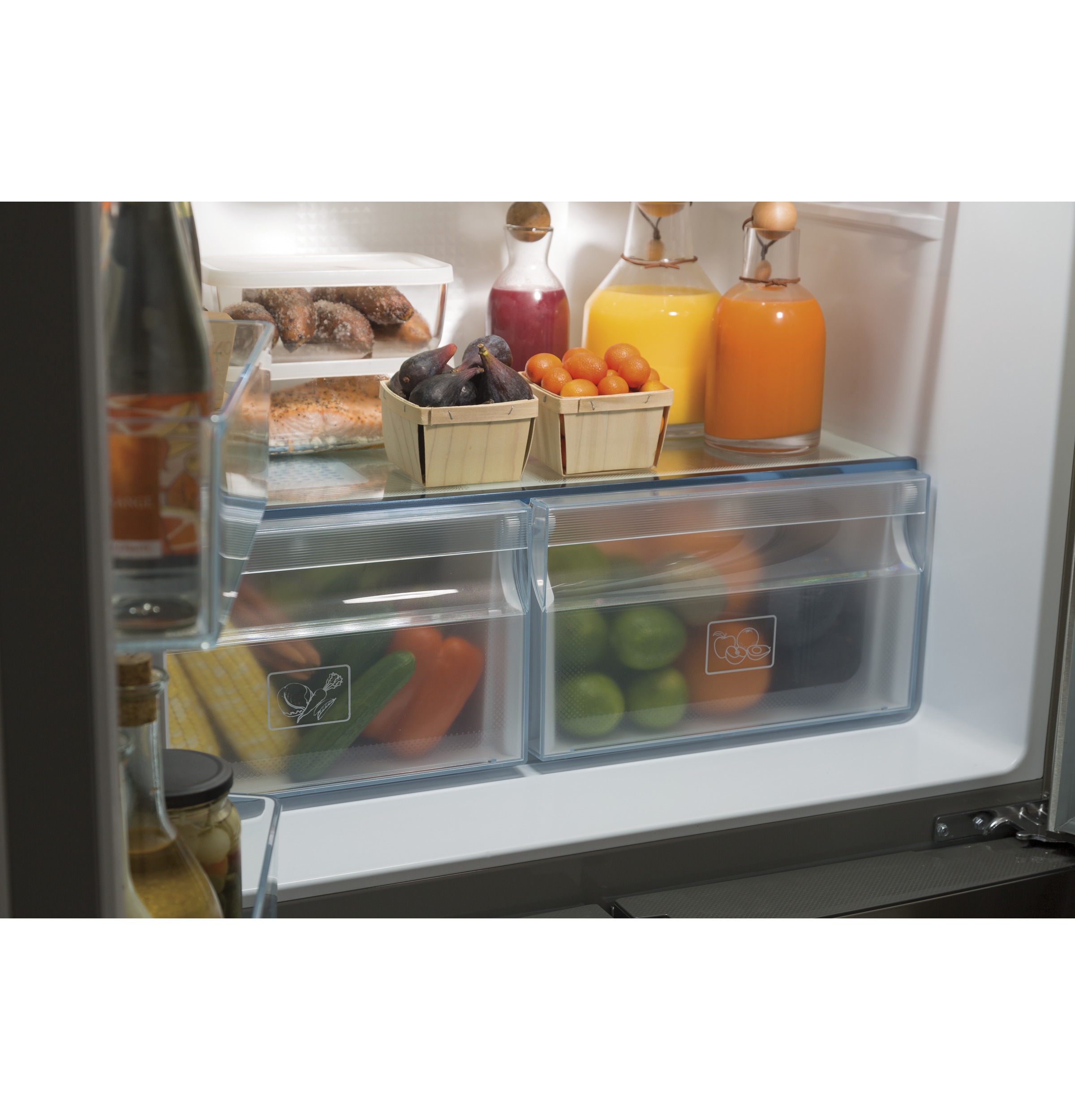 Haier ENERGY STAR® 16.8 Cu. Ft. Quad Door RefrigeratorHaier ENERGY STAR® 16.8 Cu. Ft. Quad Door Refrigerator QHE16HYPFS