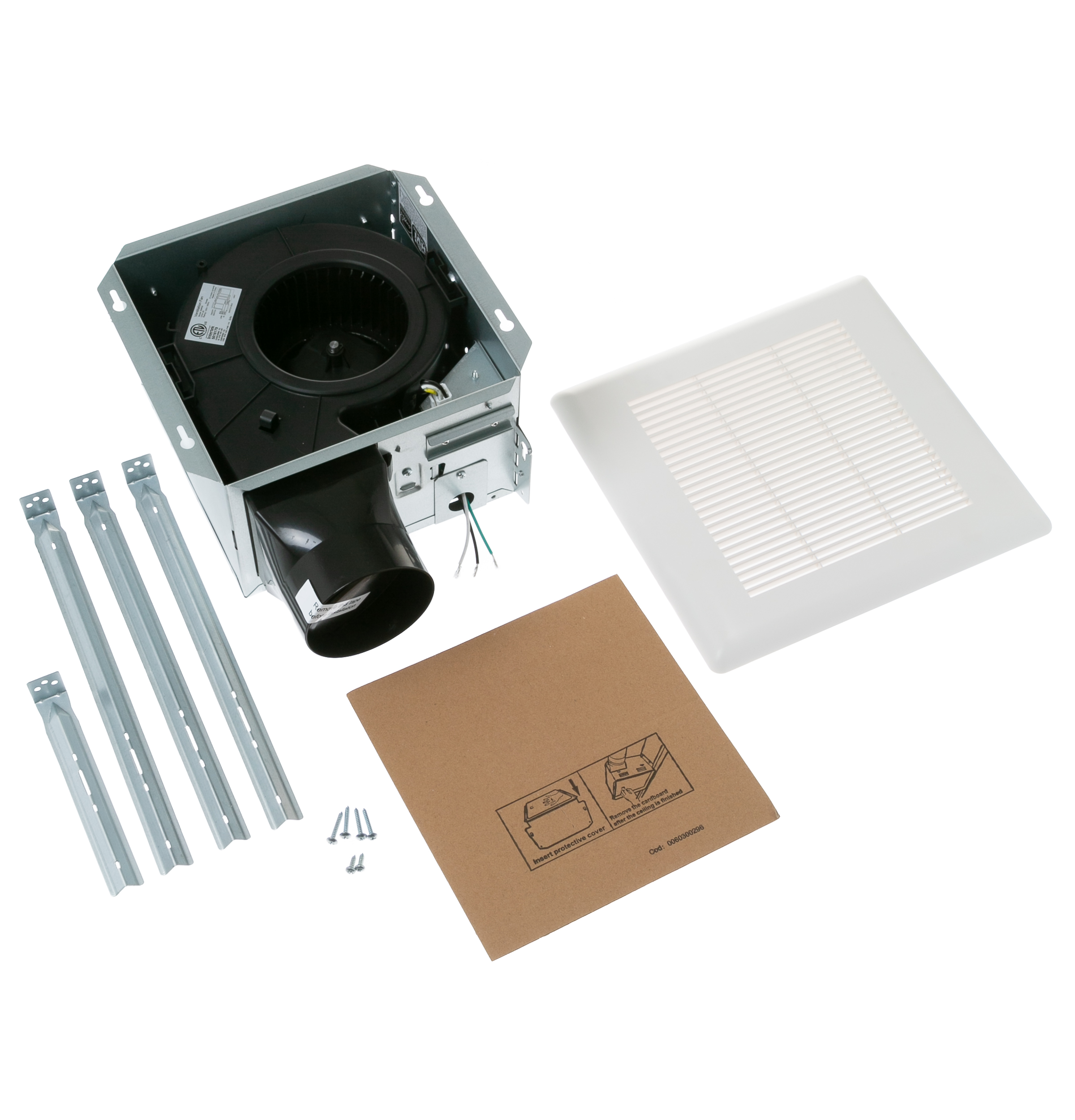 Haier 80 CFM Bathroom Exhaust Fan with LED LightsHaier 80 CFM Bathroom Exhaust Fan with LED Lights QVE801DTWW