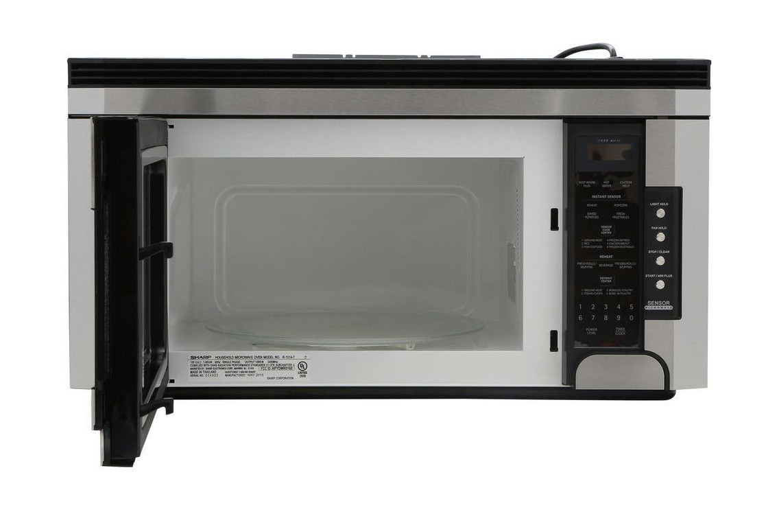 1.5 Cu. Ft. 1000w Stainless Steel Over-the-range Carousel Microwave Oven R1514TY