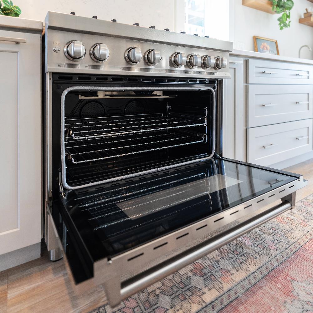 36" 4.6 cu. ft. Dual Fuel Range with Gas Stove and Electric Oven RA36