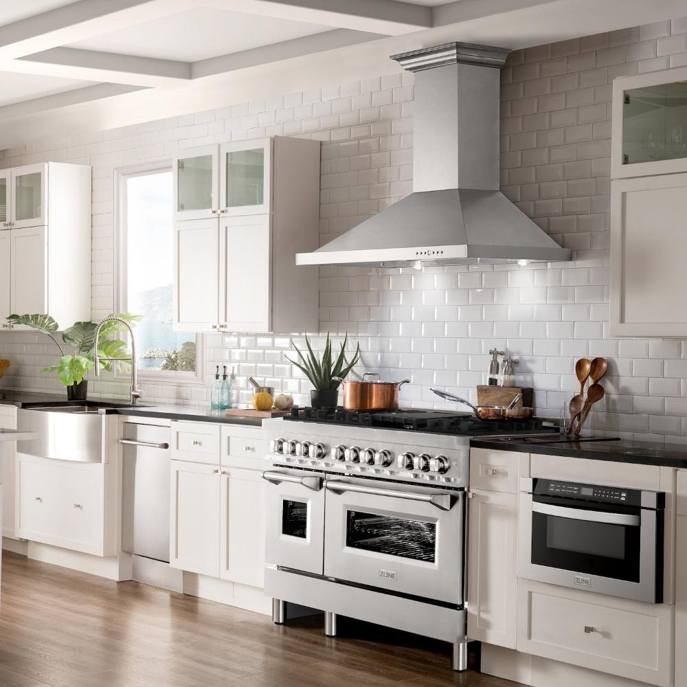 48" 6.0 cu. ft. Dual Fuel Range with Gas Stove and Electric Oven RA48