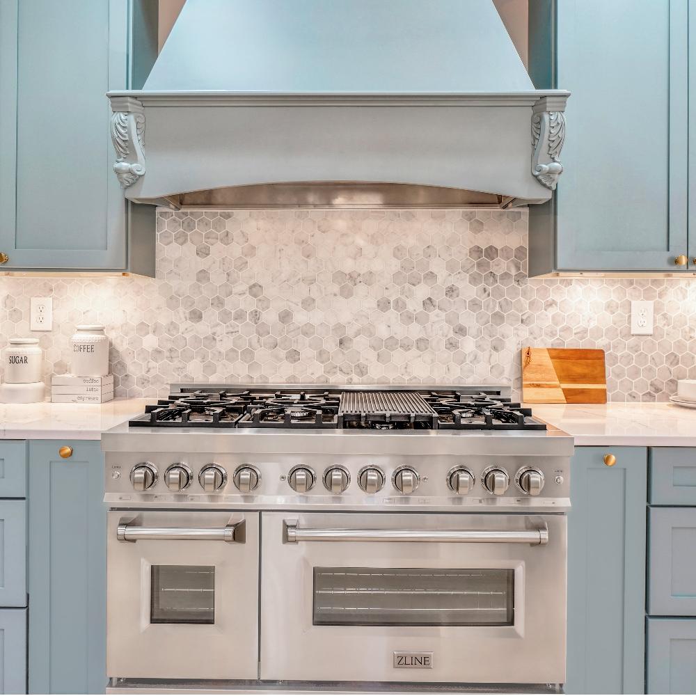 48" 6.0 cu. ft. Dual Fuel Range with Gas Stove and Electric Oven RA48