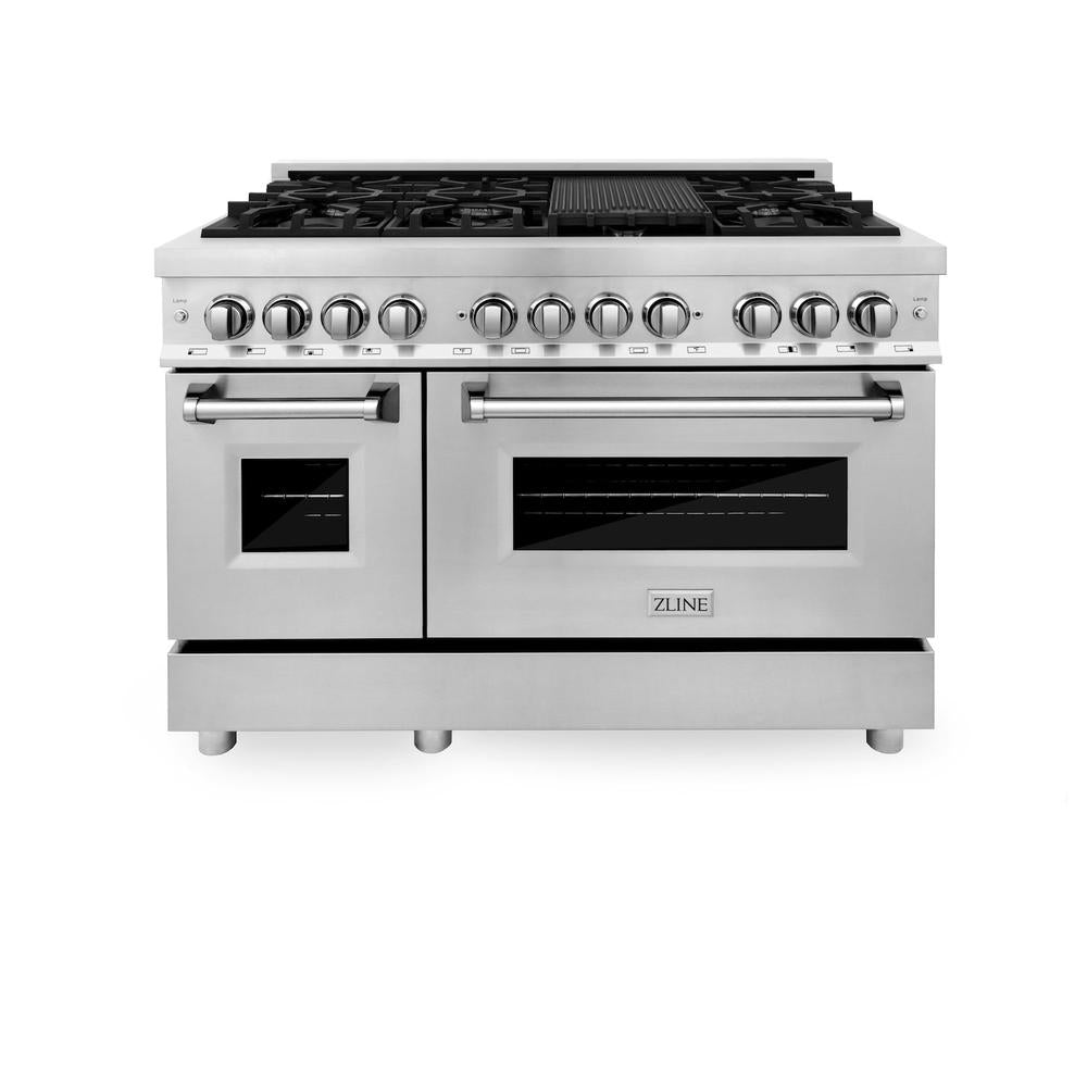 48" 6.0 cu. ft. Dual Fuel Range with Gas Stove and Electric Oven RA48