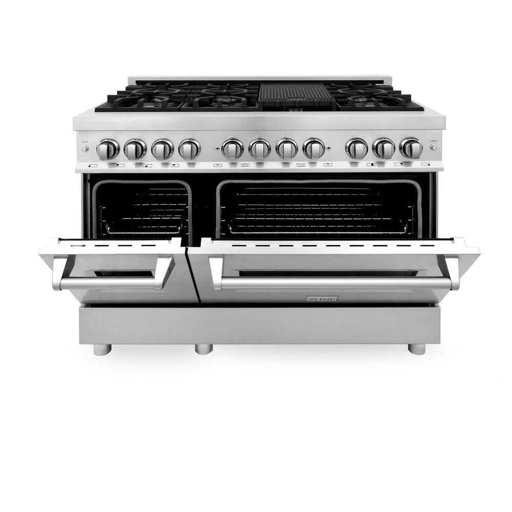 48" 6.0 cu. ft. Dual Fuel Range with Gas Stove and Electric Oven RA48
