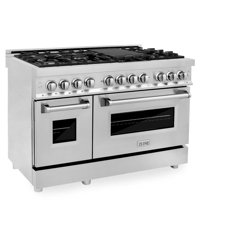 48" 6.0 cu. ft. Dual Fuel Range with Gas Stove and Electric Oven RA48
