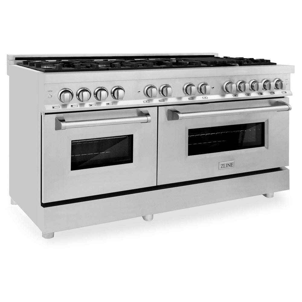 60" 7.4 cu. ft. Dual Fuel Range with Gas Stove and Electric Oven RA60