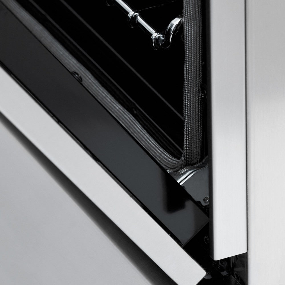 60 In. 7.4 Cu. Ft. Legacy Dual Fuel Range With 9 Burner Gas Cooktop And 2 Electric Convection Ovens In Stainless Steel RA60