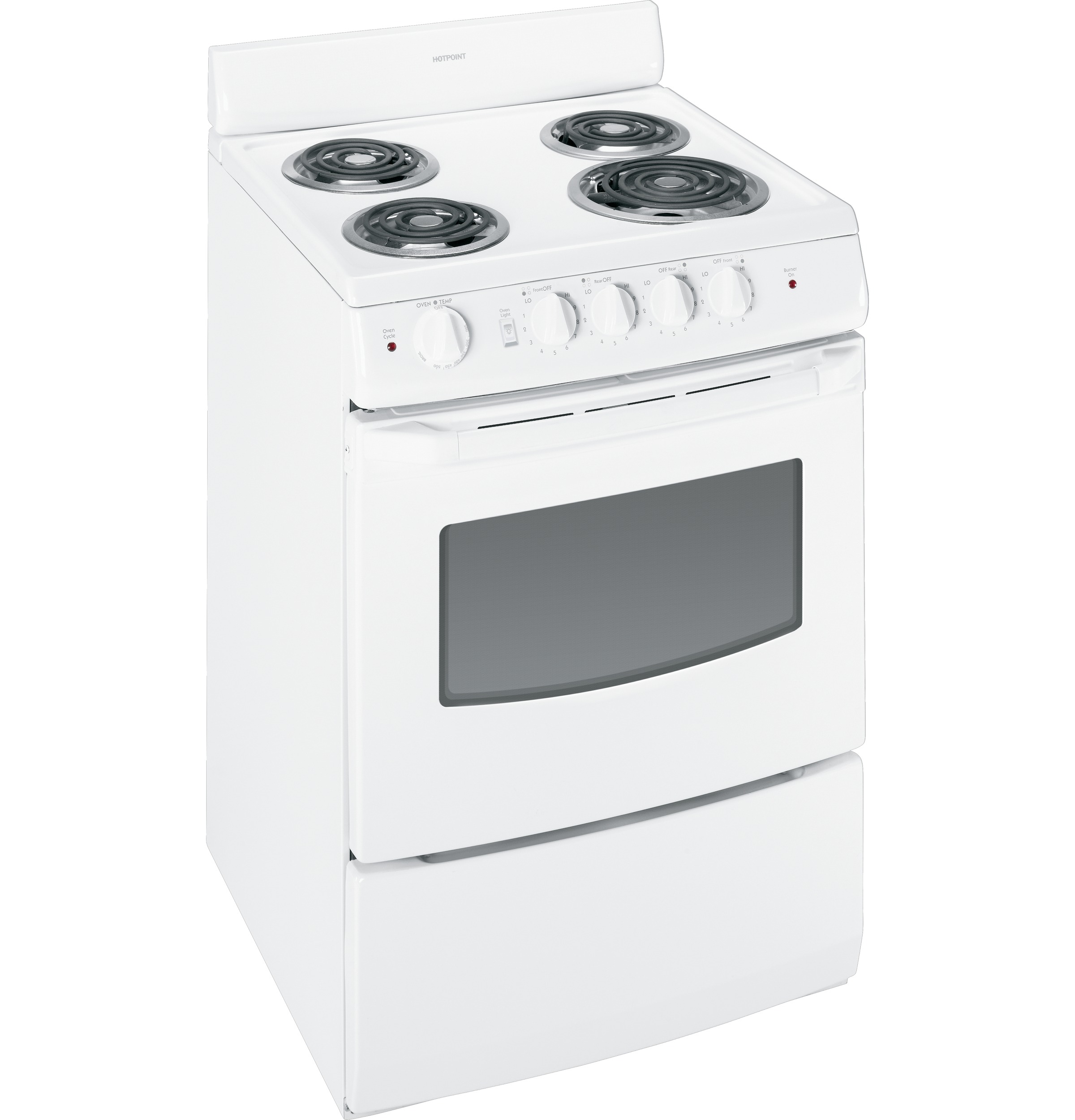 24" Electric Free-Standing Range RA824DDWW