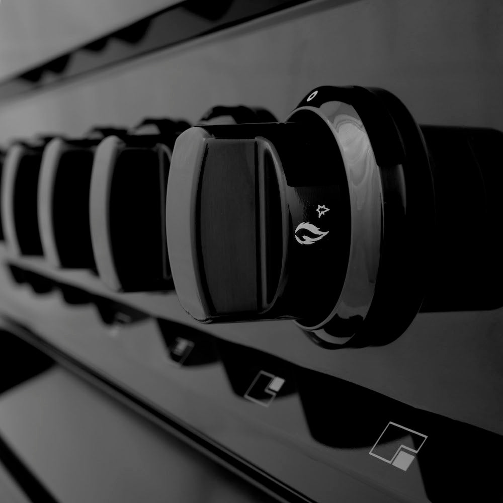 36" 4.6 cu. ft. Dual Fuel Range with Gas Stove and Electric Oven with Brass Burners RABBR36