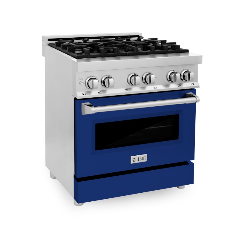 30" 4.0 cu. ft. Dual Fuel Range with Gas Stove and Electric Oven with Color Door Options (RA30) RABG30