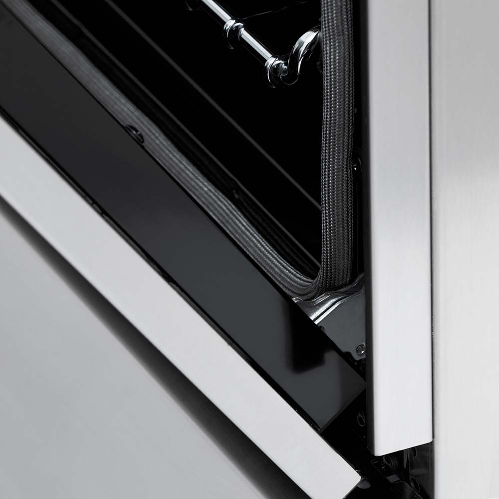 60 In. 7.4 Cu. Ft. Legacy Dual Fuel Range With Gas Cooktop And 2 Electric Convection Ovens In Stainless Steel With 8 Brass Burners RABR60