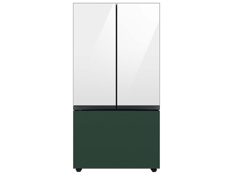 Bespoke 3-Door French Door Refrigerator Panel in Emerald Green Steel - Bottom Panel RAF36DB3QGAA