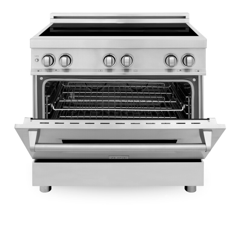 36" 4.6 cu. ft. Induction Range with a 4 Element Stove and Electric Oven RAIND36