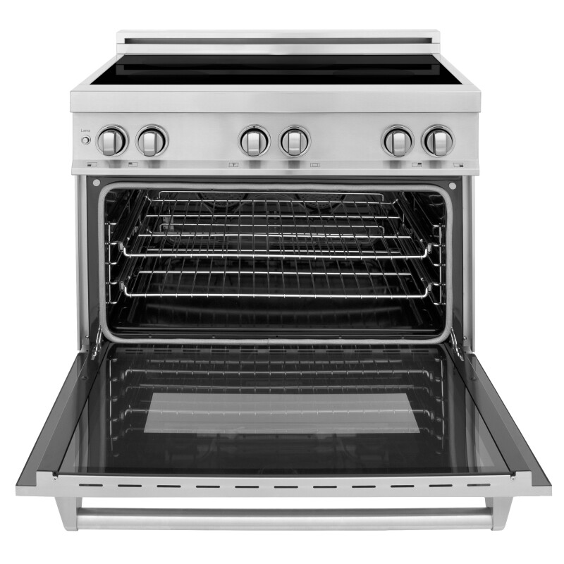 36" 4.6 cu. ft. Induction Range with a 4 Element Stove and Electric Oven RAIND36