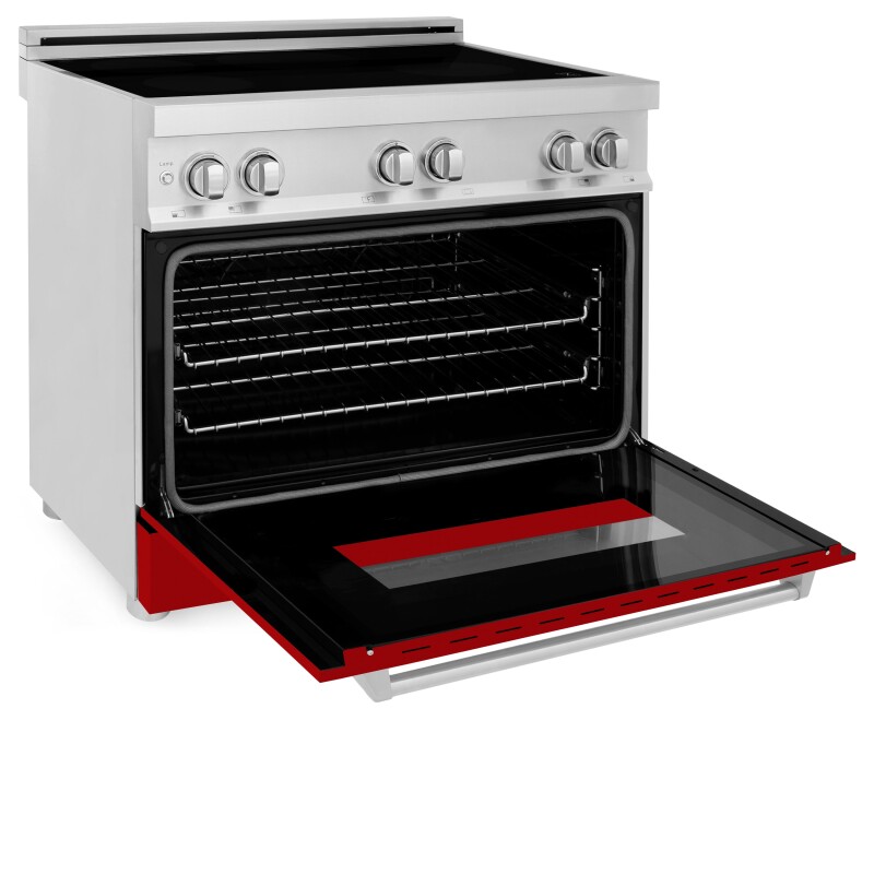 36" 4.6 cu. ft. Induction Range with a 4 Element Stove and Electric Oven RAIND36