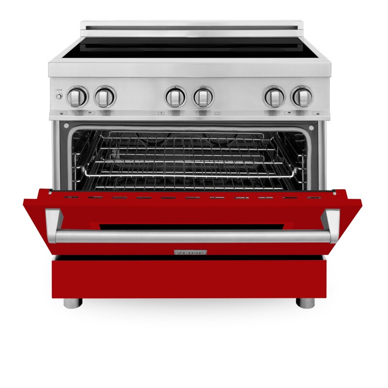 36" 4.6 cu. ft. Induction Range with a 4 Element Stove and Electric Oven RAIND36