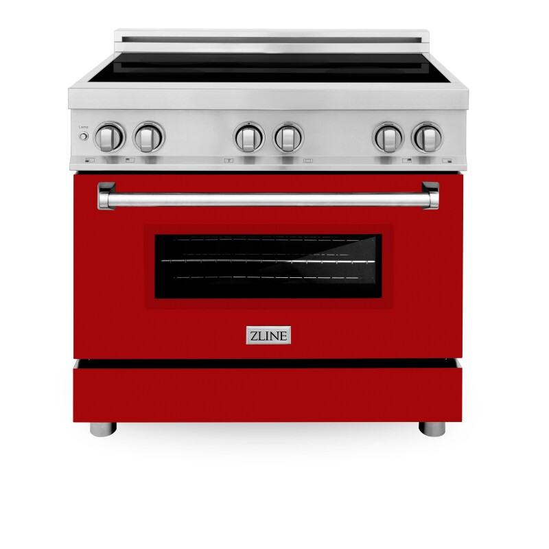 36" 4.6 cu. ft. Induction Range with a 4 Element Stove and Electric Oven RAIND36