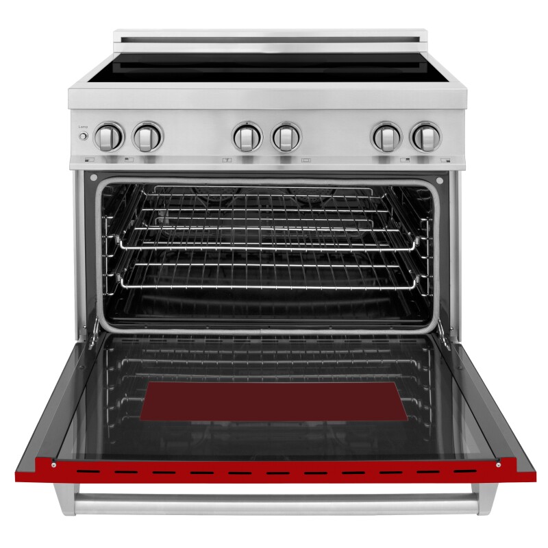 36" 4.6 cu. ft. Induction Range with a 4 Element Stove and Electric Oven RAIND36