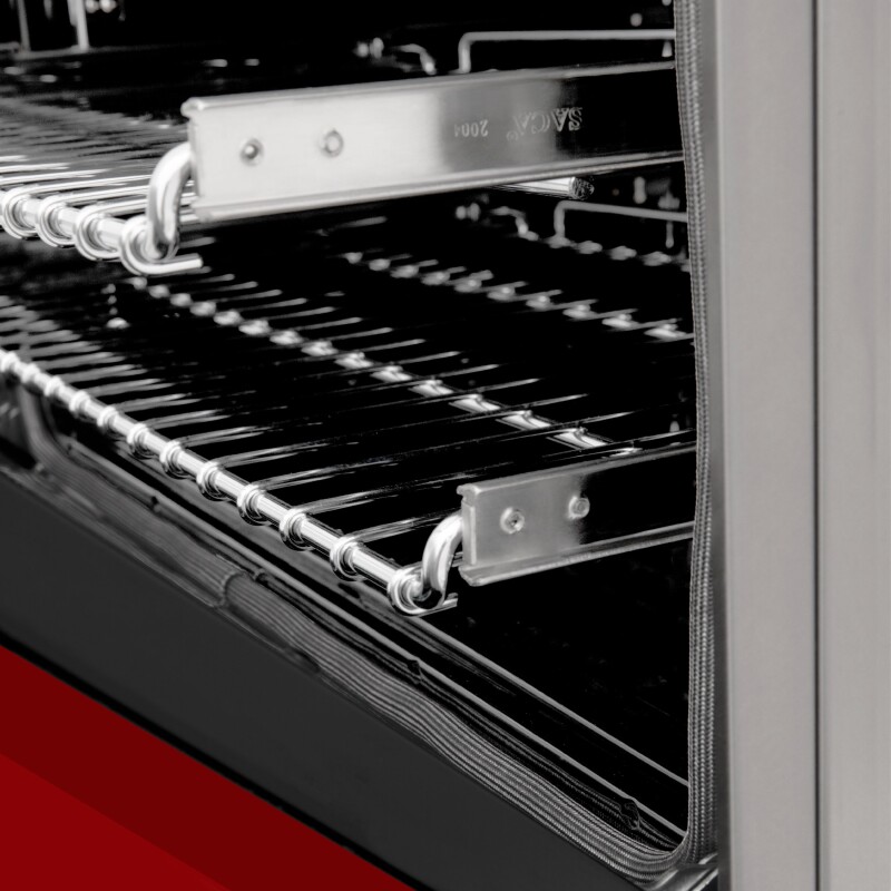 36" 4.6 cu. ft. Induction Range with a 4 Element Stove and Electric Oven RAIND36