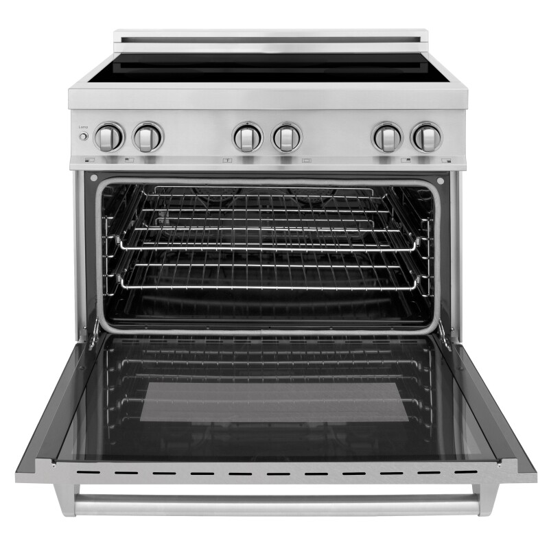36" 4.6 cu. ft. Induction Range with a 4 Element Stove and Electric Oven RAIND36