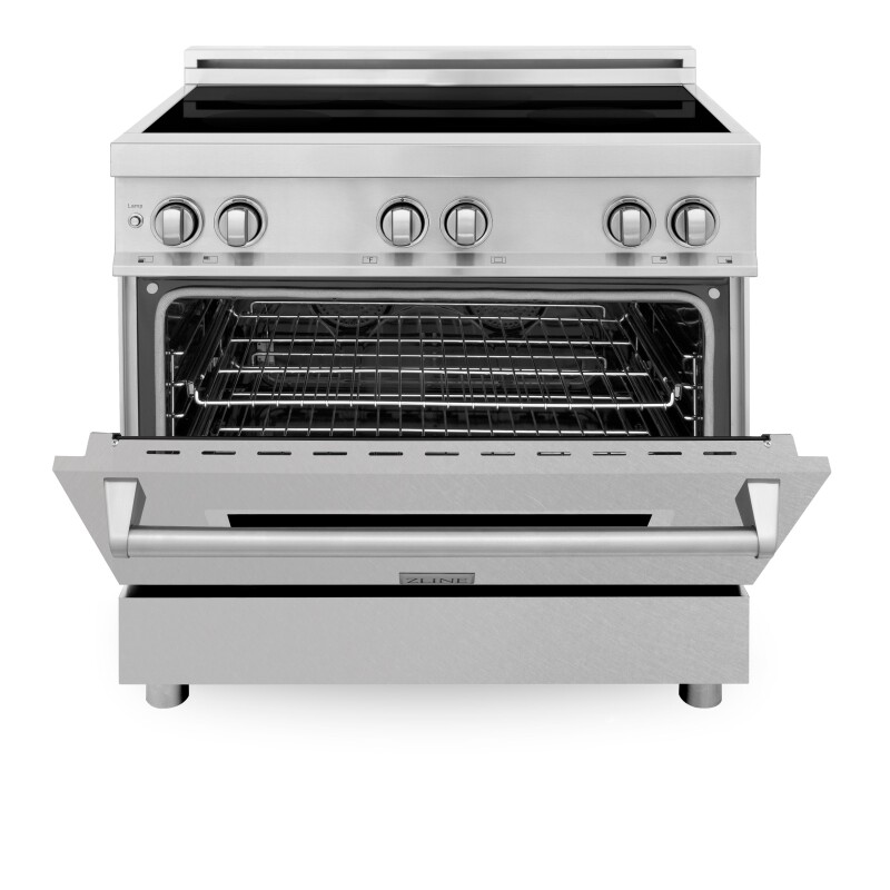 36" 4.6 cu. ft. Induction Range with a 4 Element Stove and Electric Oven RAIND36