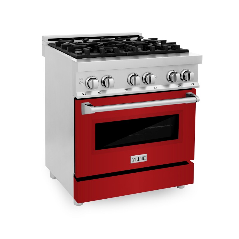 30" 4.0 cu. ft. Dual Fuel Range with Gas Stove and Electric Oven with Color Door Options (RA30) RARG30