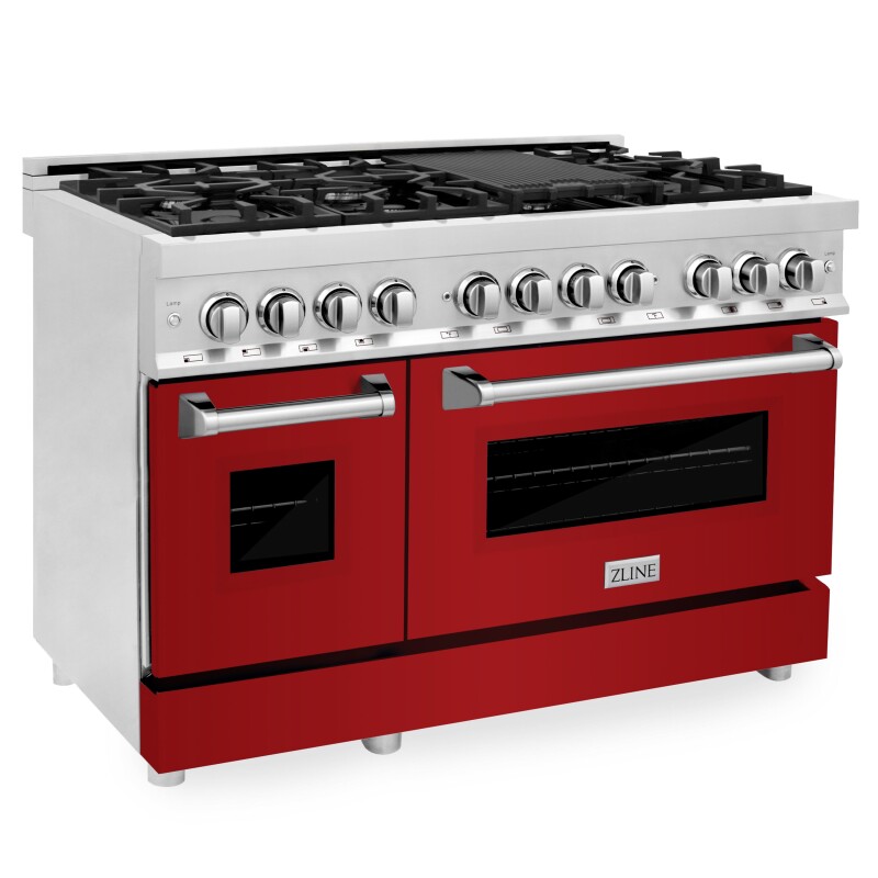 48" Professional Dual Fuel Range with Color Door Options (RA48) RARG48