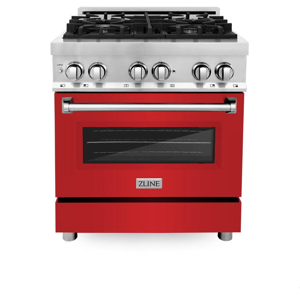 30" 4.0 cu. ft. Dual Fuel Range with Gas Stove and Electric Oven with Color Door Options (RA30) RARM30