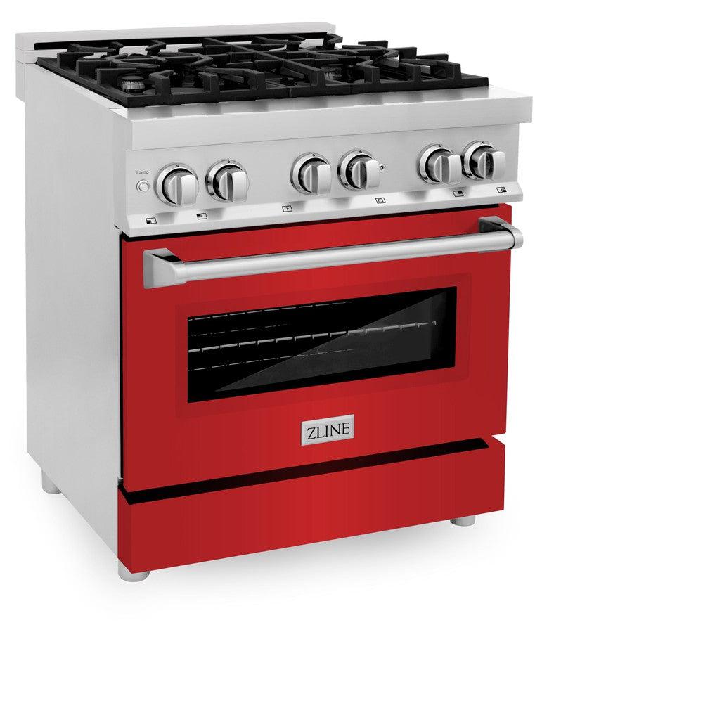 30" 4.0 cu. ft. Dual Fuel Range with Gas Stove and Electric Oven with Color Door Options (RA30) RARM30