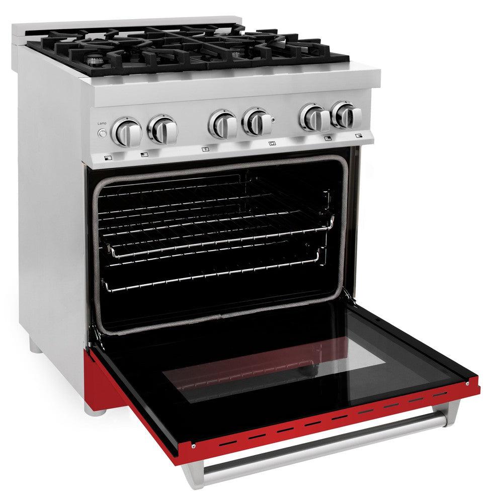 30" 4.0 cu. ft. Dual Fuel Range with Gas Stove and Electric Oven with Color Door Options (RA30) RARM30