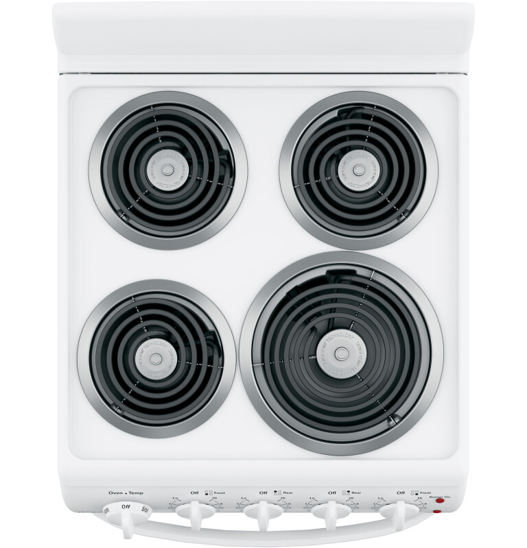 Hotpoint 20" Electric Free-Standing Front-Control Electric Range White RAS200DMWW Picture 1