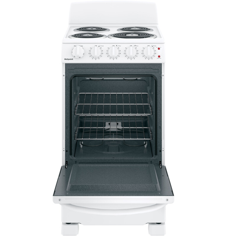 Energy Star® 20" Electric Free-standing Front-control Electric Range RAS200DMWW