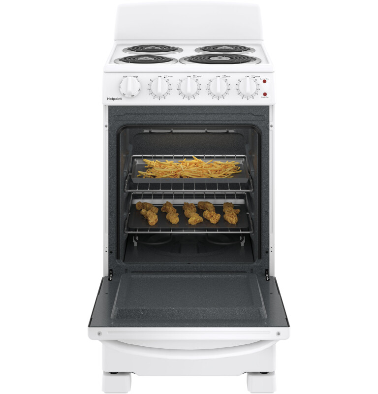 Energy Star® 20" Electric Free-standing Front-control Electric Range RAS200DMWW