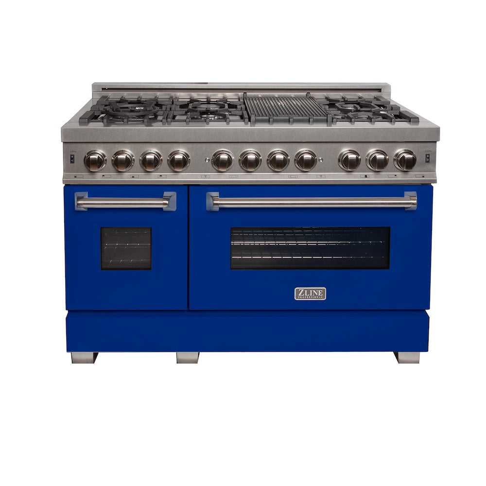 48" 6.0 cu. ft. Dual Fuel Range with Gas Stove and Electric Oven (RAS-48) RASBM48