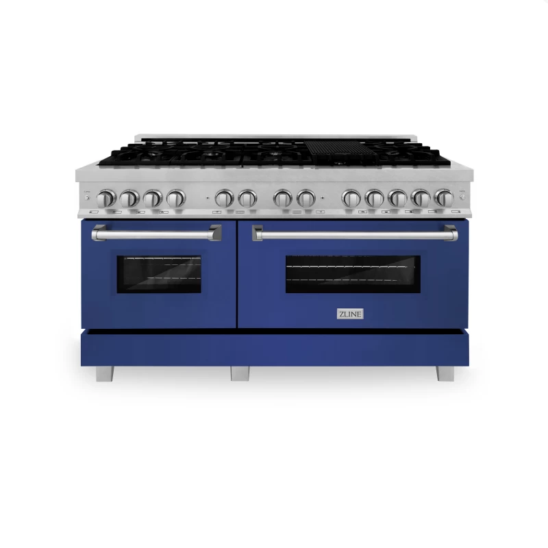 60" 7.4 cu. ft. Dual Fuel Range with Gas Stove and Electric Oven (RAS-60) RASBM60