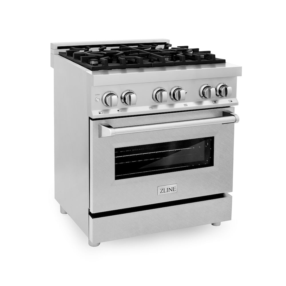 30" 4.0 cu. ft. Dual Fuel Range with Gas Stove and Electric Oven RASN30