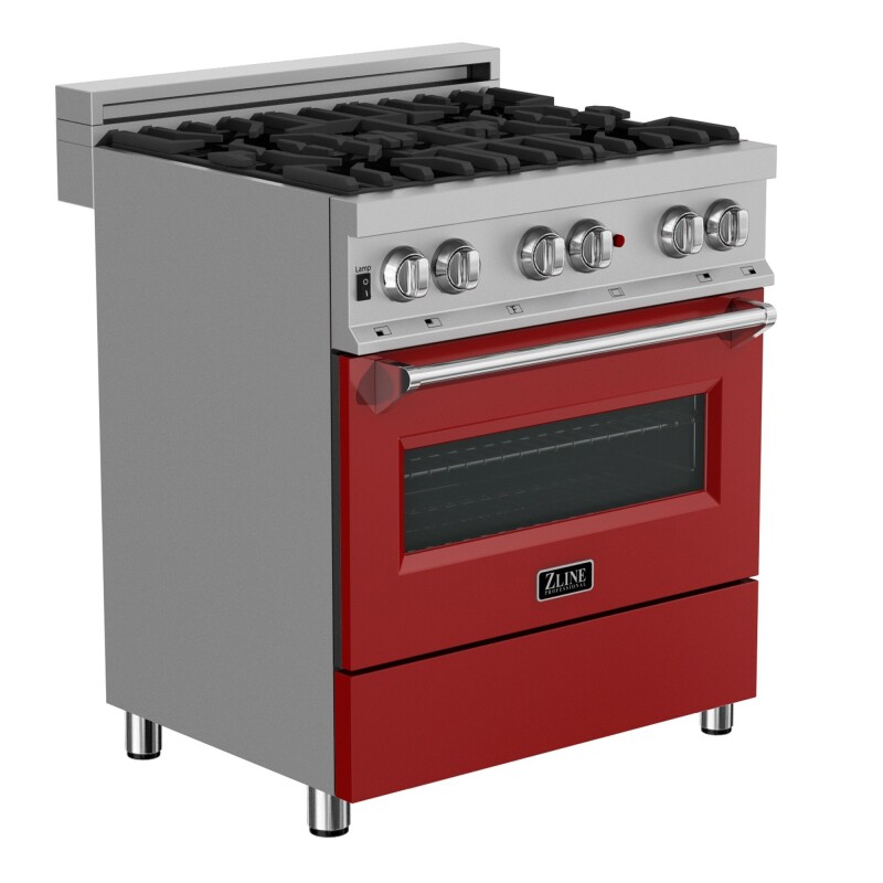 30" 4.0 cu. ft. Dual Fuel Range with Gas Stove and Electric Oven and Door (RAS-30) RASRM30
