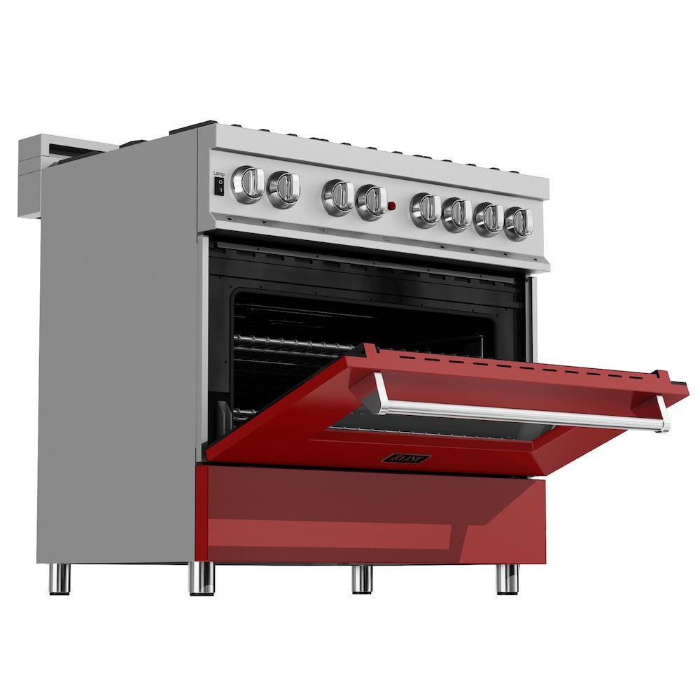 36" 4.6 cu. ft. Dual Fuel Range with Gas Stove and Electric Oven (RAS-36) RASRM36
