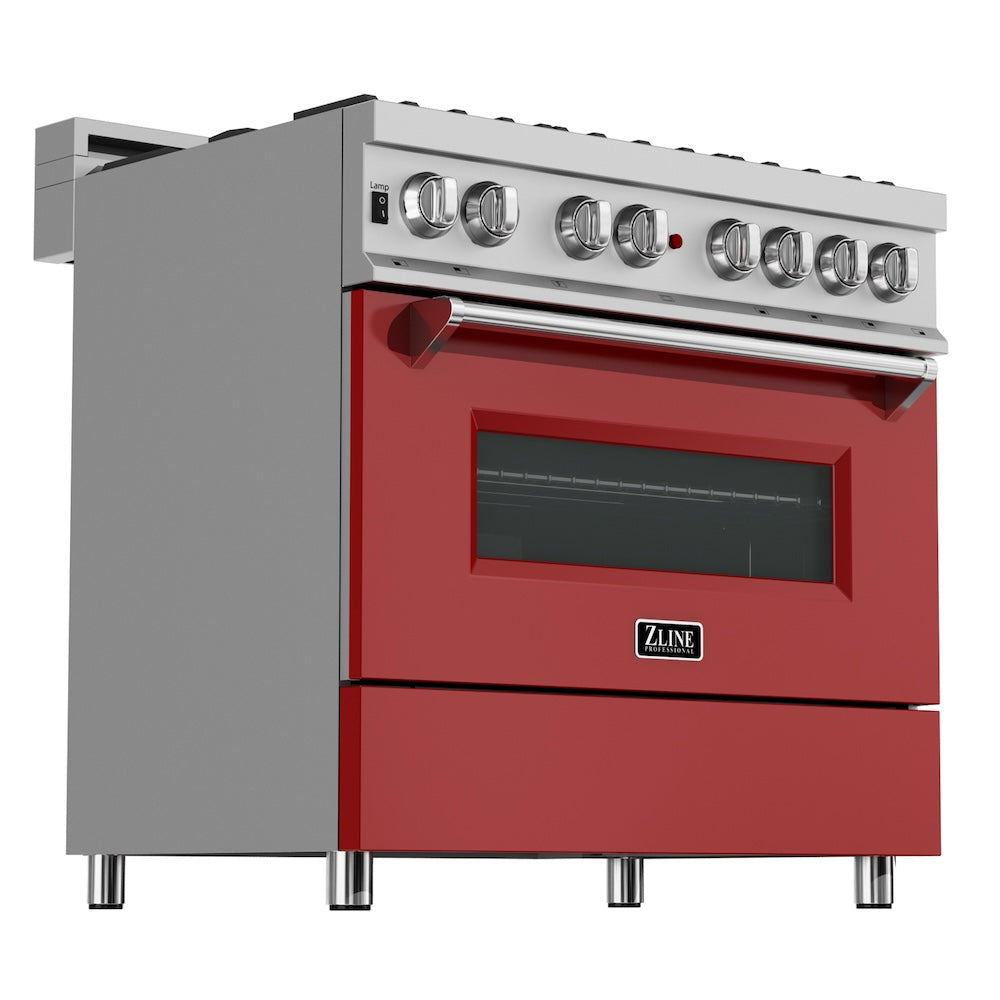 36" 4.6 cu. ft. Dual Fuel Range with Gas Stove and Electric Oven (RAS-36) RASRM36