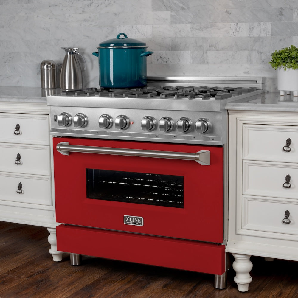 36" 4.6 cu. ft. Dual Fuel Range with Gas Stove and Electric Oven (RAS-36) RASRM36