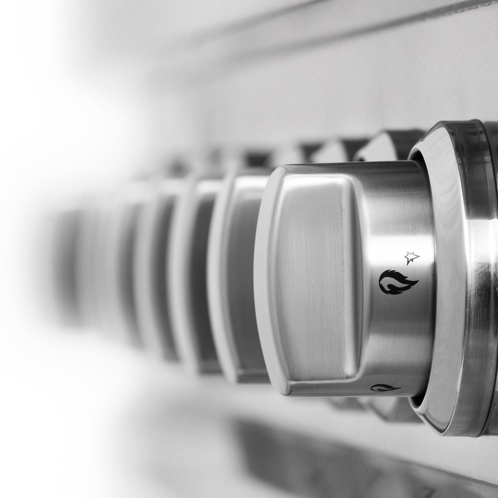 36" 4.6 cu. ft. Dual Fuel Range with Gas Stove and Electric Oven and Brass Burners RASSNBR36