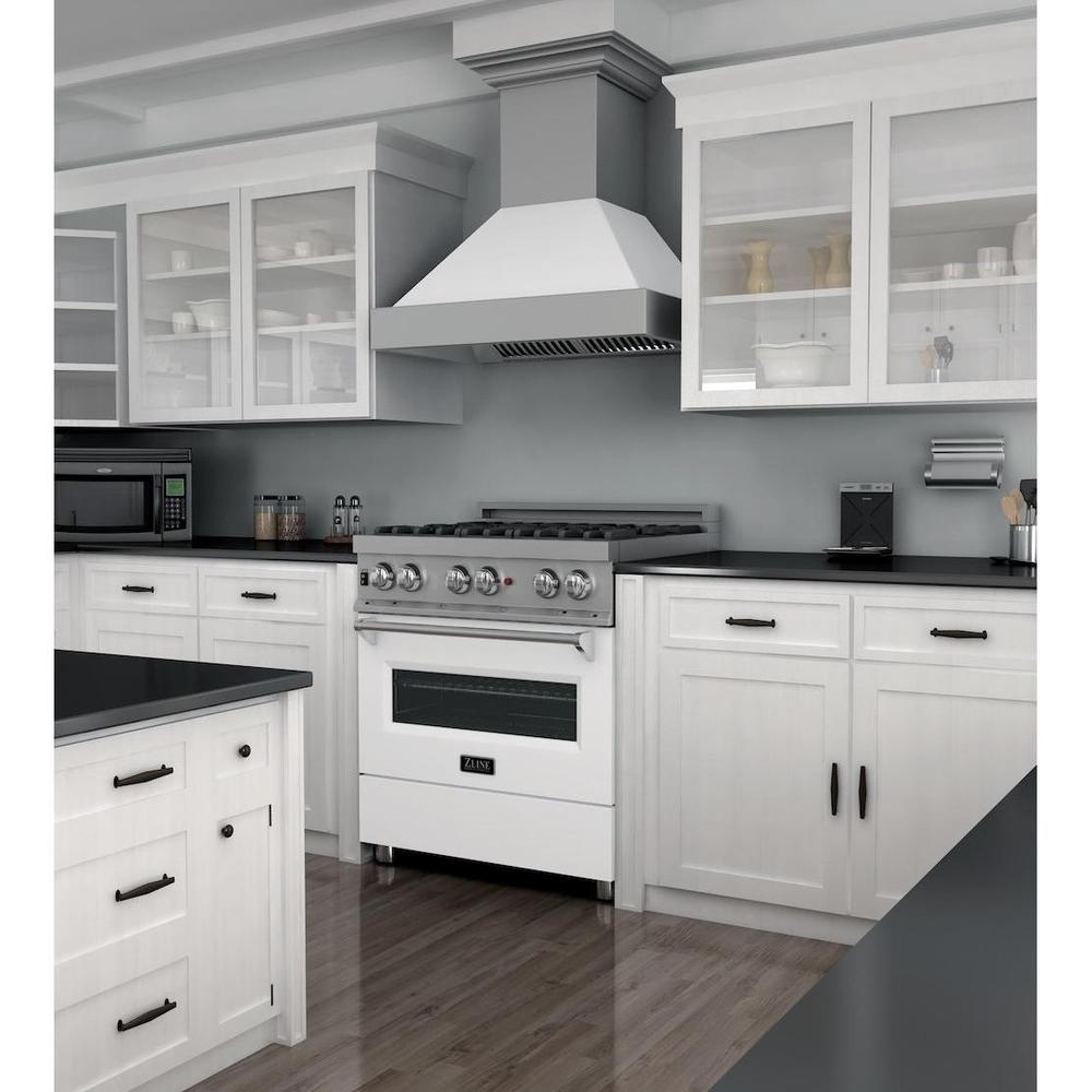30" 4.0 cu. ft. Dual Fuel Range with Gas Stove and Electric Oven in DuraSnow® Stainless Steel (RAS-30) RASWM30