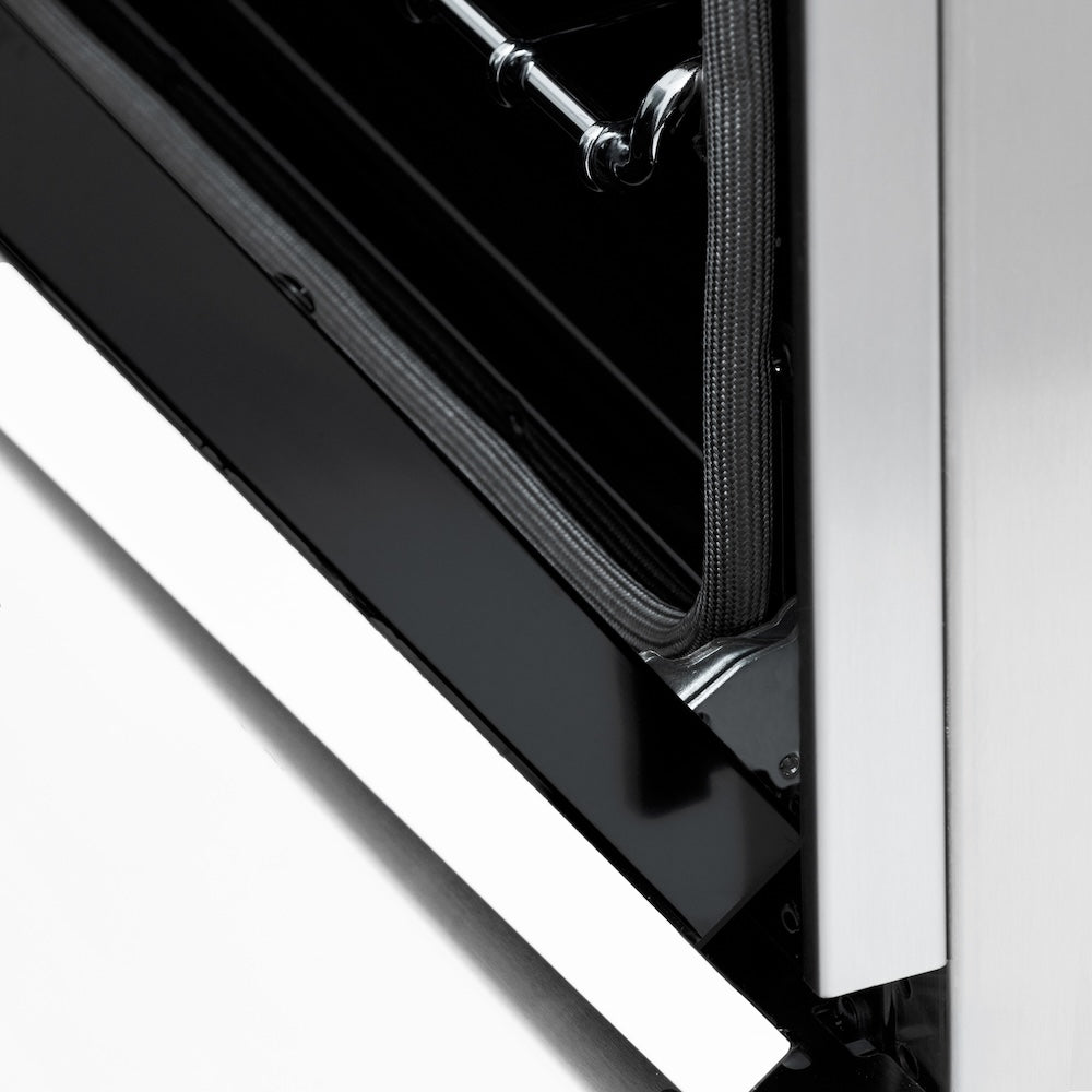 36" 4.6 cu. ft. Dual Fuel Range with Gas Stove and Electric Oven in DuraSnow® Stainless Steel (RAS-36) Matte RASWM36