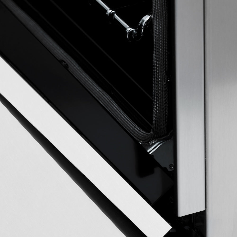 36" 4.6 cu. ft. Dual Fuel Range with Gas Stove and Electric Oven in DuraSnow® Stainless Steel (RAS-36) Matte RASWM36
