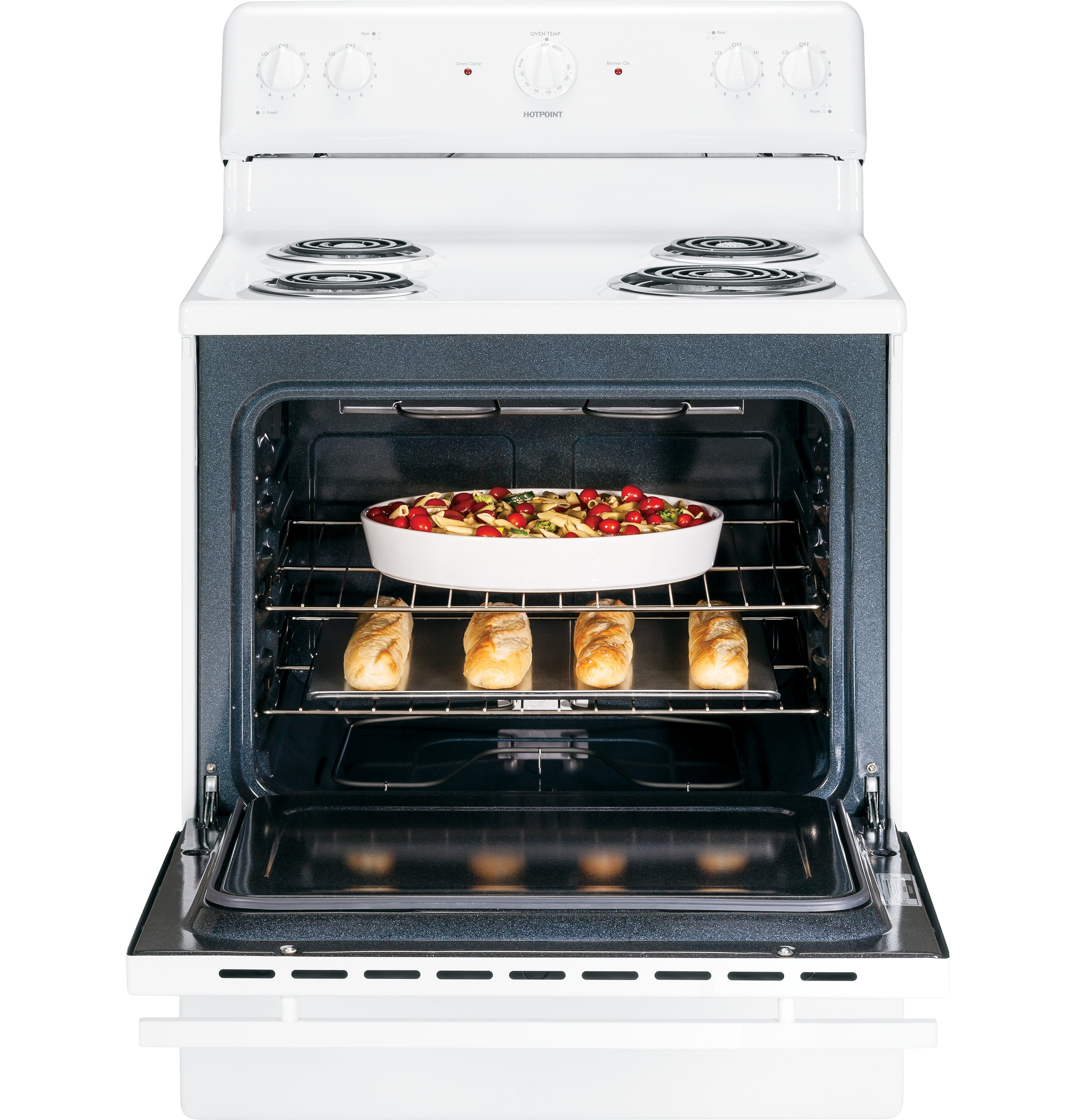 Hotpoint® 30" Free-Standing Electric Range RB525DDWW