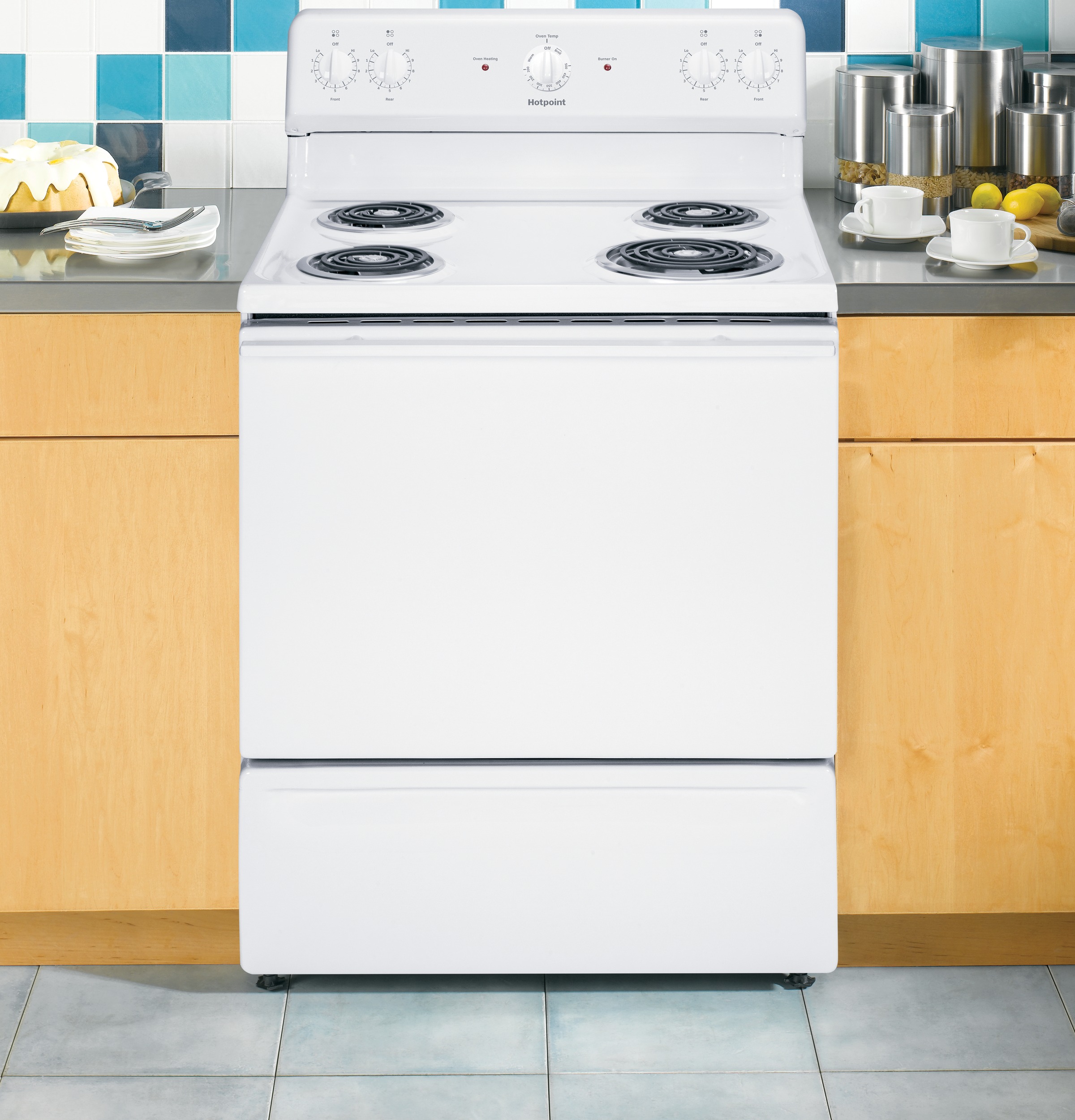 30" Free-Standing Electric Range RB525DHWW