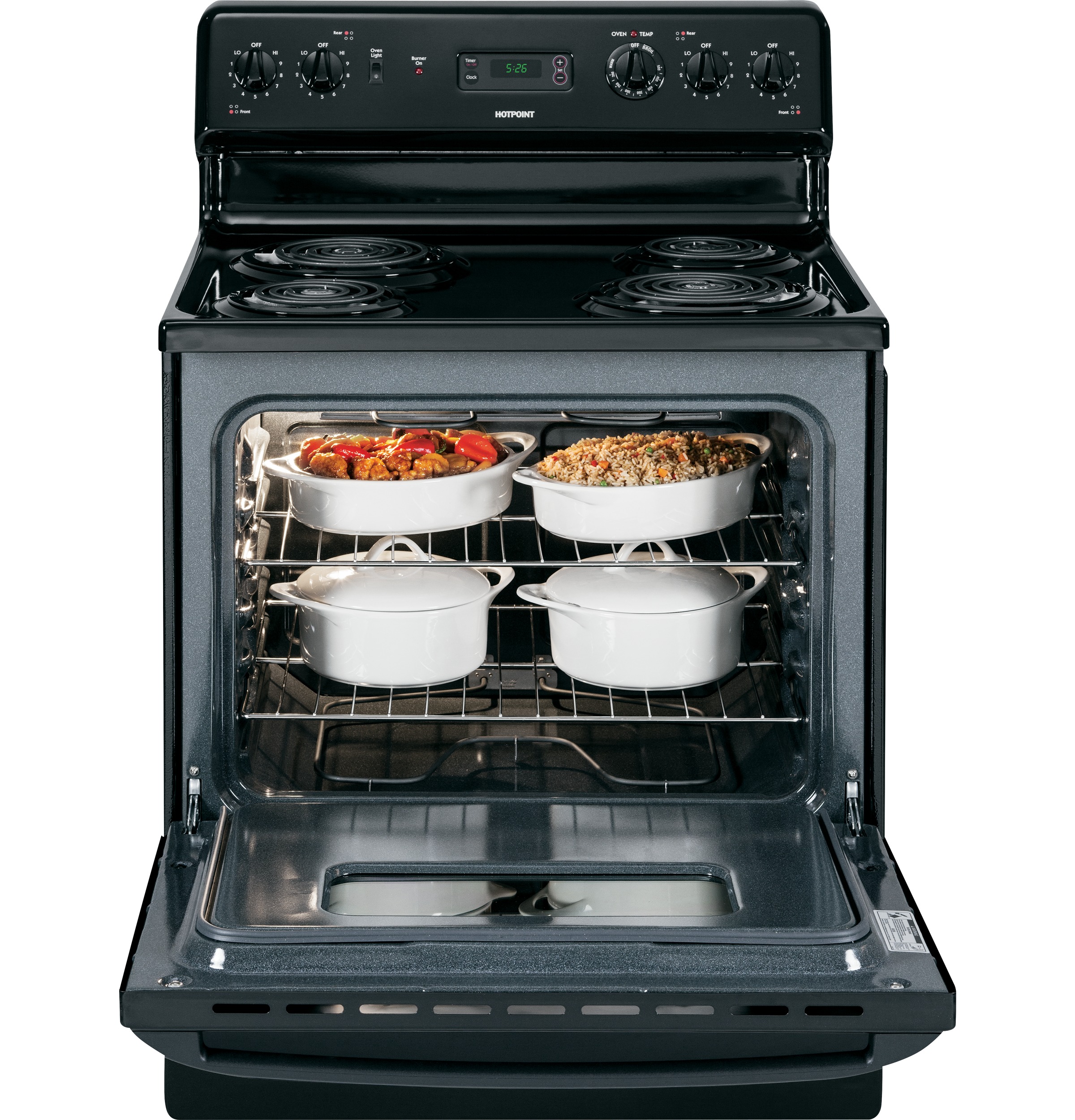 30" Free-Standing Electric Range RB526DPBB