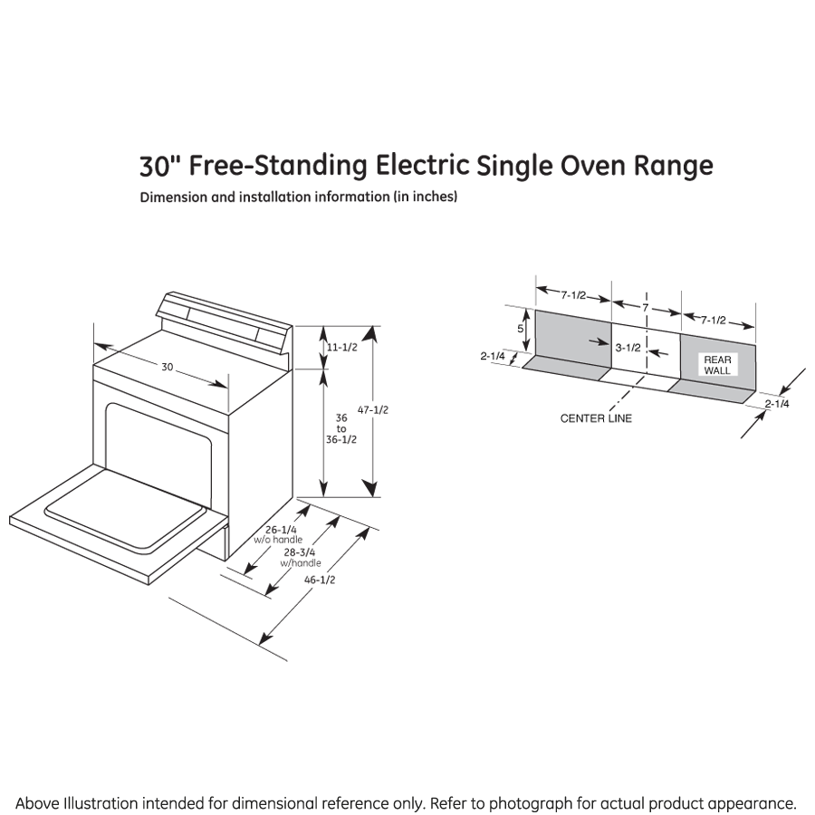 30" Free-Standing Electric Range RB560DHBB