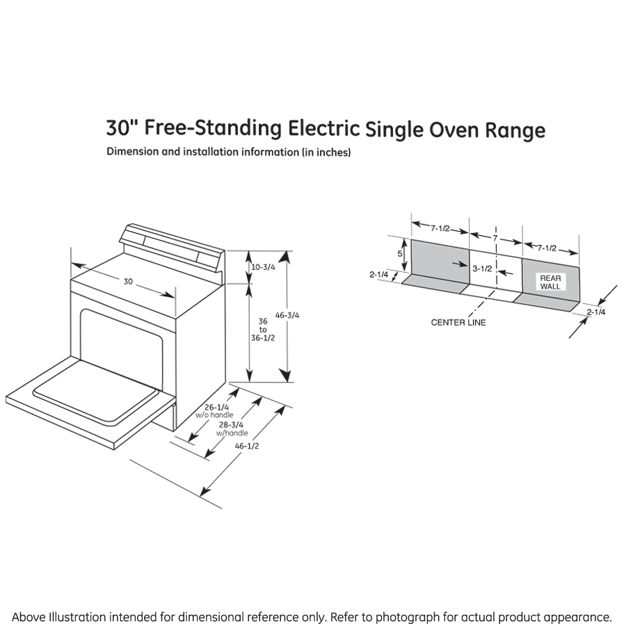 30" Free-Standing Electric Range RB720DHBB